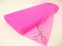 Dress Net 100% Polyester Tulle Fabric Material - FLO ROSE